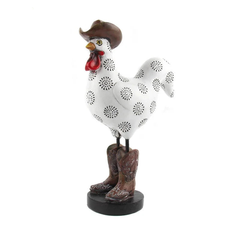 Decoração de Mesa Galo de Botas Cowboy