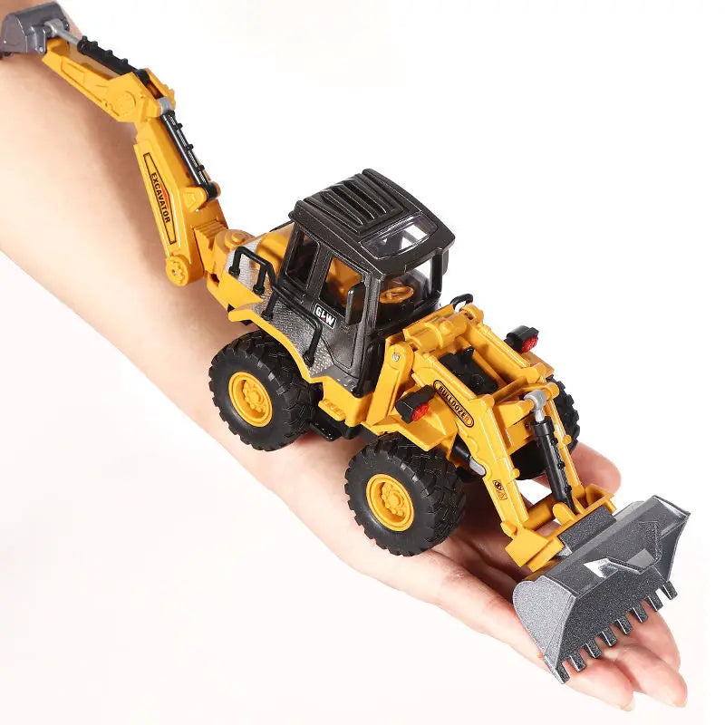 Miniaturas de Trator e Escavadeira